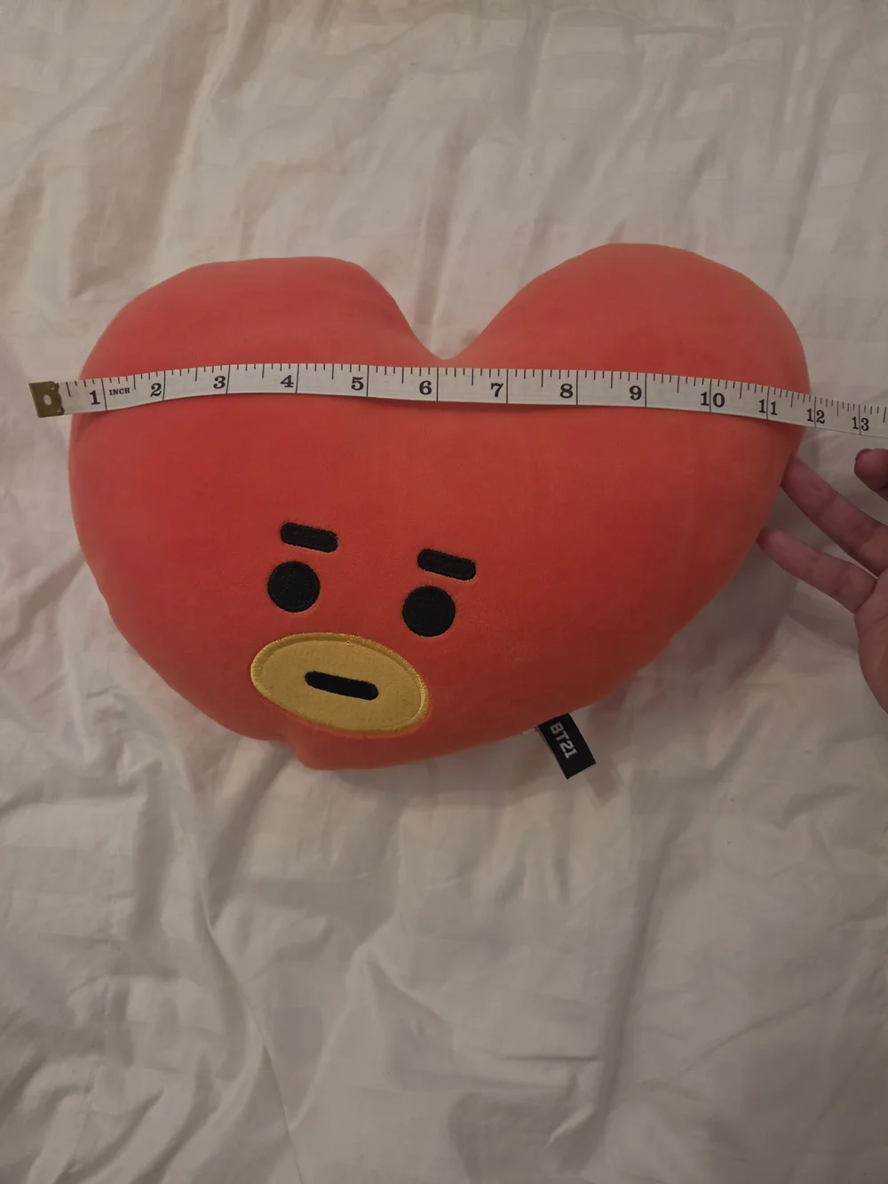 TATA Heart Plush Pillow